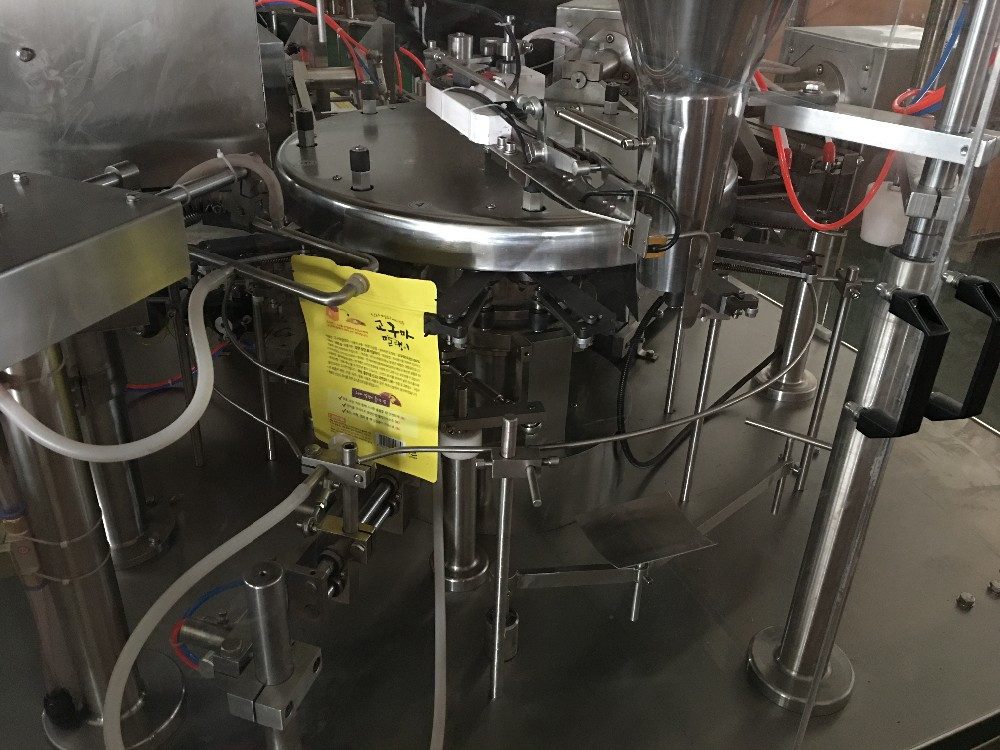 Automatic Premade Pouch Machine For Vegetable Fruit Frozen Fish Food 50Bags/Min