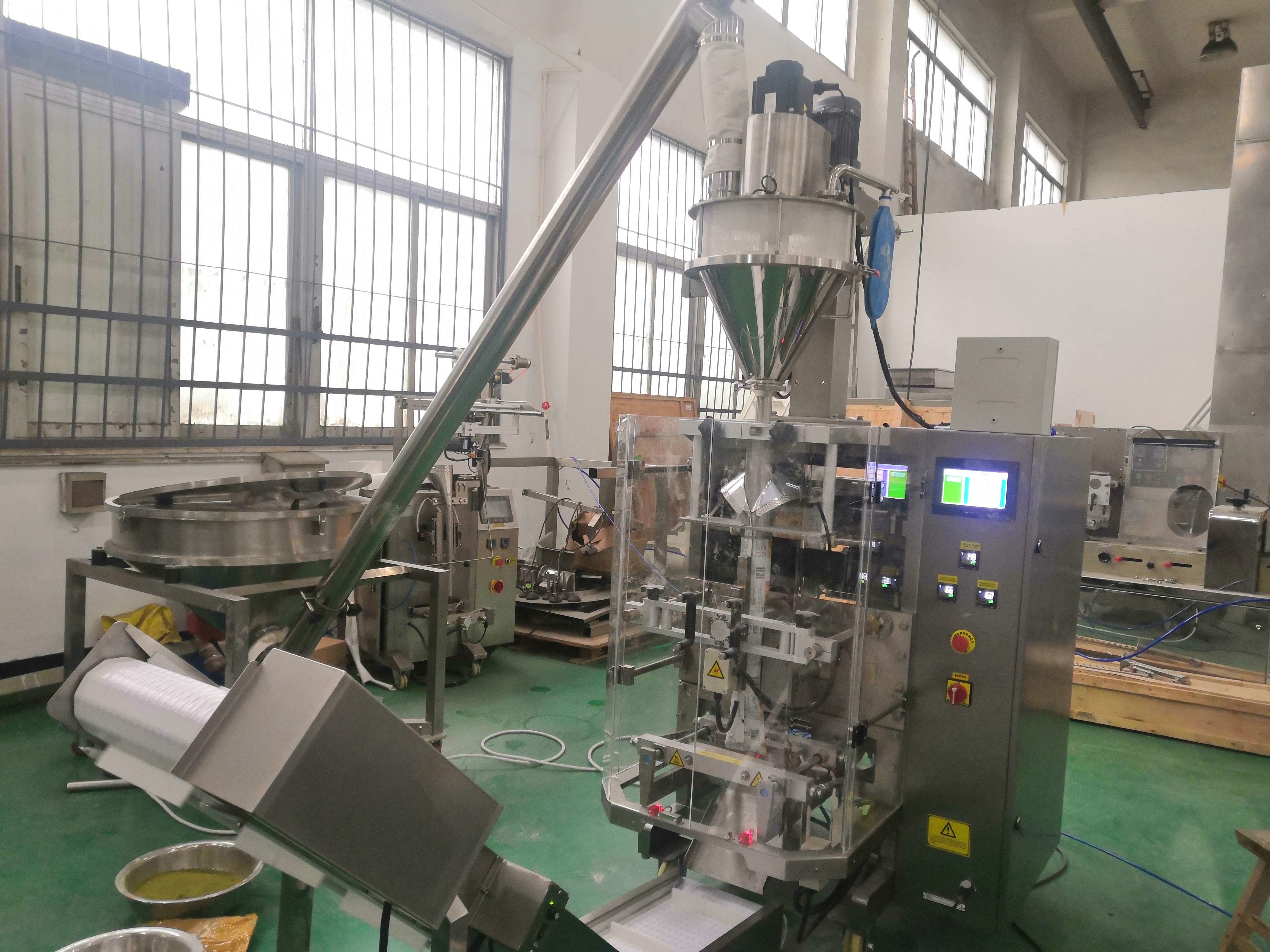 Automatic Spice Powder Pouch Packing Machine With Auger Filler 4.8 Ton/Day