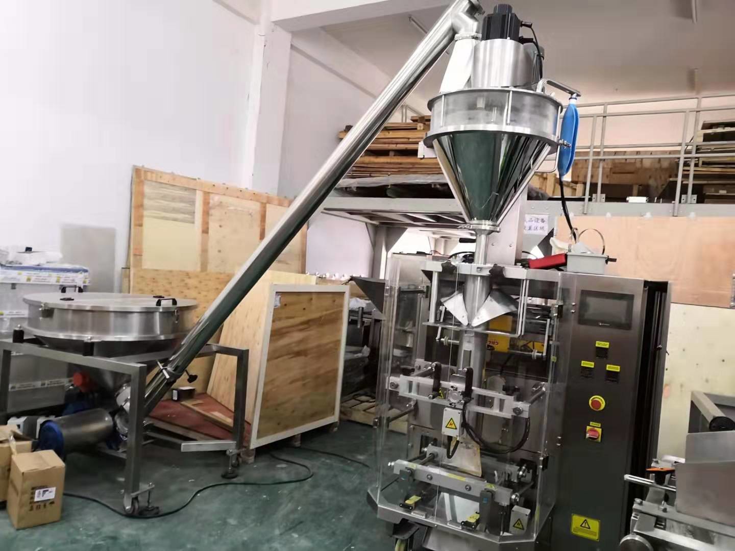 Automatic Spice Powder Pouch Packing Machine With Auger Filler 4.8 Ton/Day