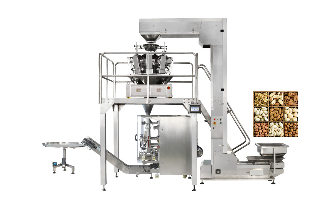 4 Side Seal VFFS Packing Machine MultiFunction Automatic Pillow Type